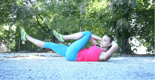 Bicycle Situps
