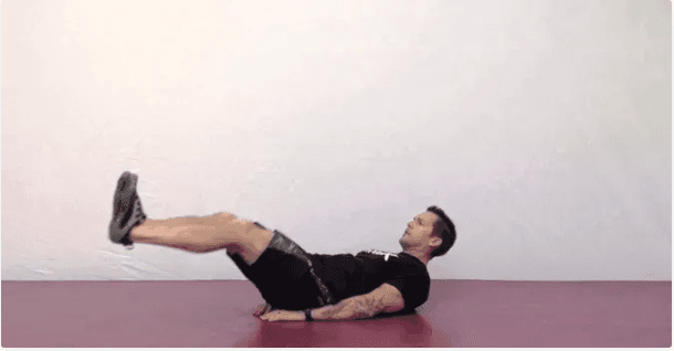 Lying Knee Tucks