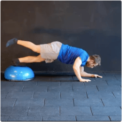 Bosu Single Leg Up Down Plank Nasıl Yapılır?