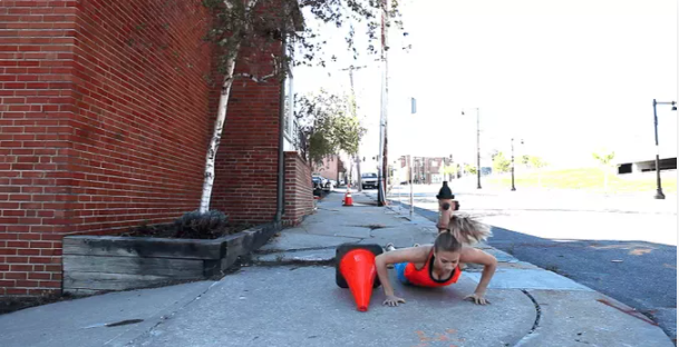 Lateral Burpees