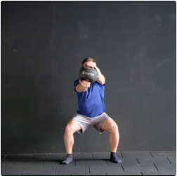Squat Holds Ball Front Raise and Rotation Nasıl Yapılır?
